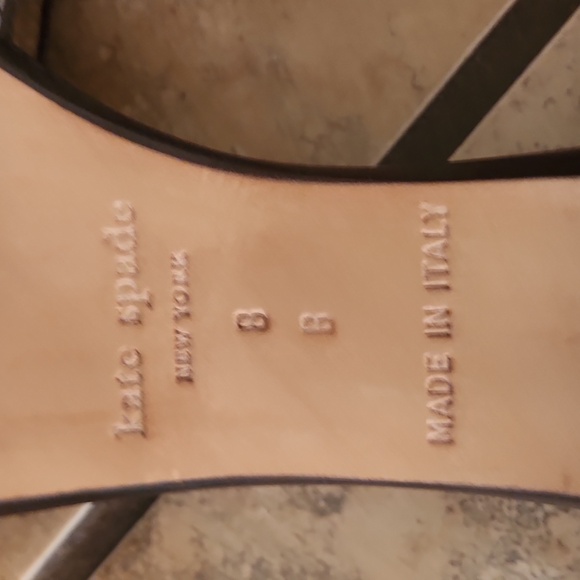 Kate Spade Toby Brown Button Women's Sandals - Picture 6 of 6